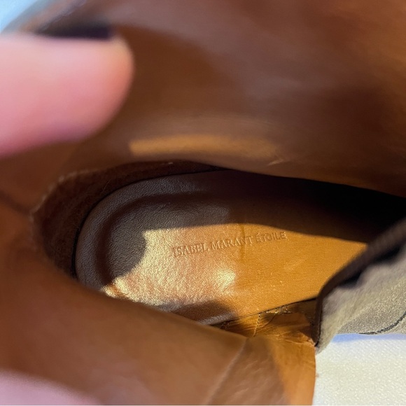 ISABEL MARANT Étoile The Dicker Suede Ankle Boots in Size 36 - Picture 9 of 9